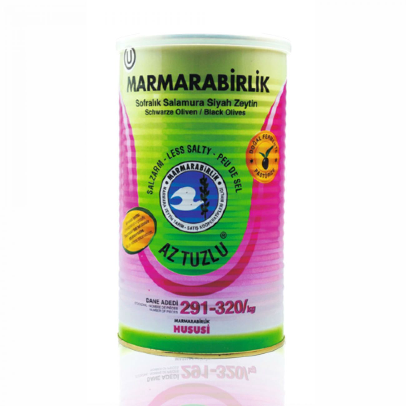 Marmara Birlik Gemlik Hususi Az Tuzlu Olives (800G) - Aytac Foods