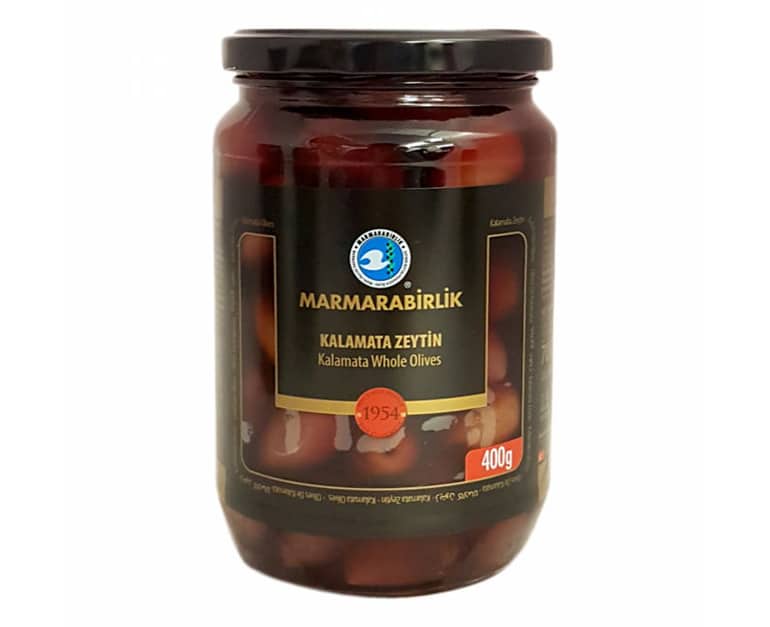 Marmara Birlik Jar Kalamata Whole Olives (400G) - Aytac Foods