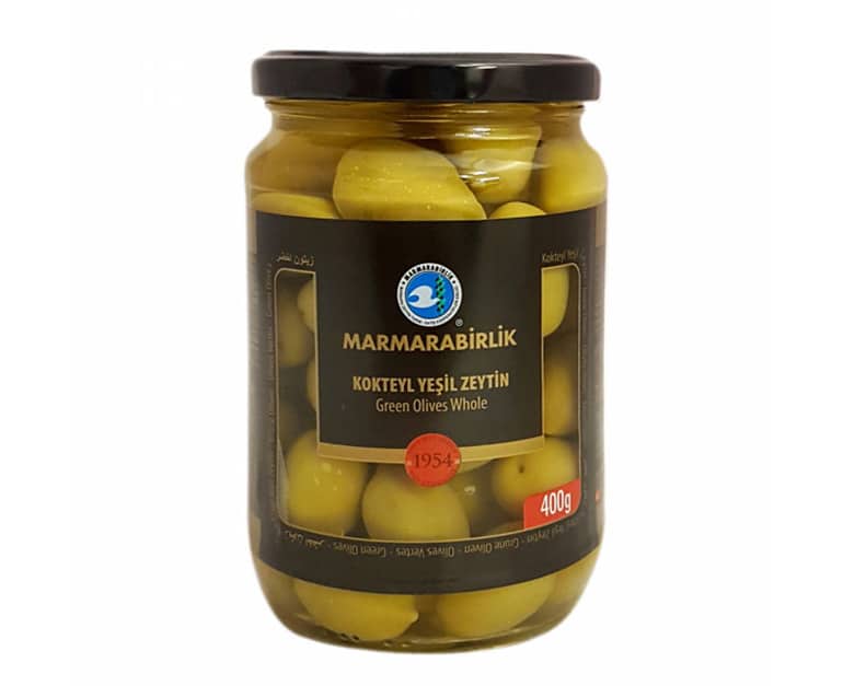 Marmara Birlik Jar Whole Green Olives (400G) - Aytac Foods