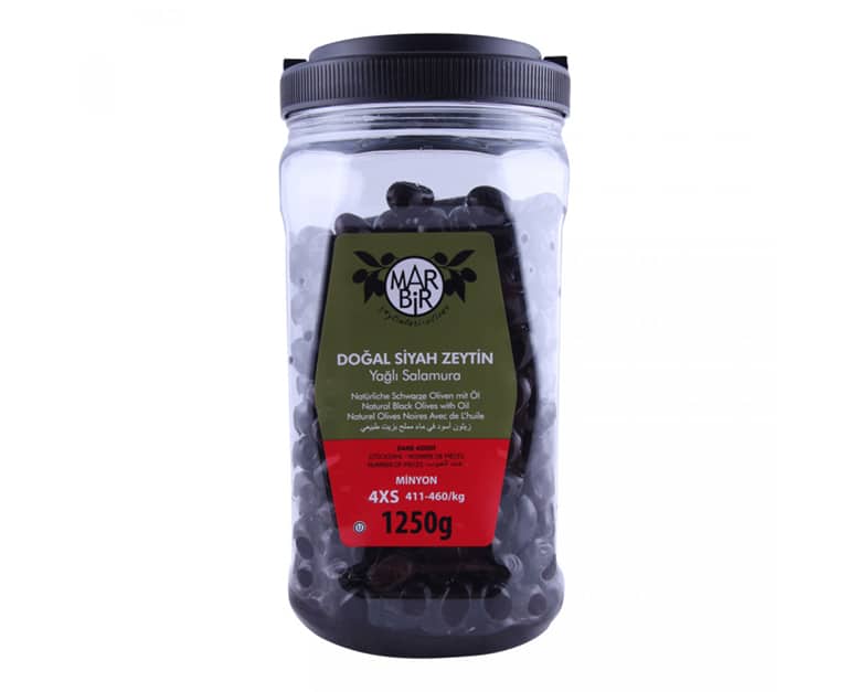 Marmara Birlik Natural Black Olives 1(250G) - Aytac Foods