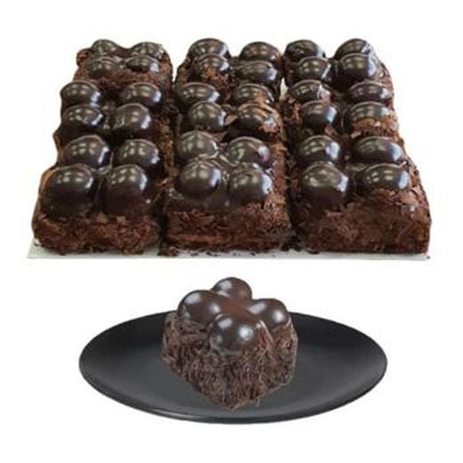 Maun Black Mono Cake With Profiterole (165X9PCS) - Aytac Foods