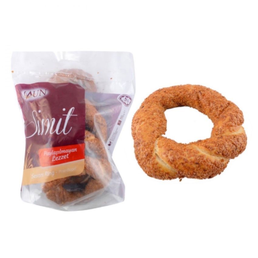 Maun Sade Simit - Plain Bagel (5X110G) - Aytac Foods