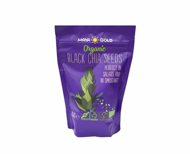 Maya Gold Organic Black Chia Seeds (350G) - Aytac Foods