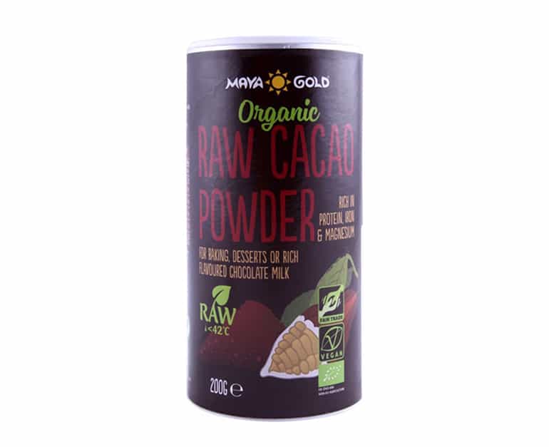Maya Gold Organic Raw Cacoa Powder %12 (200G) - Aytac Foods