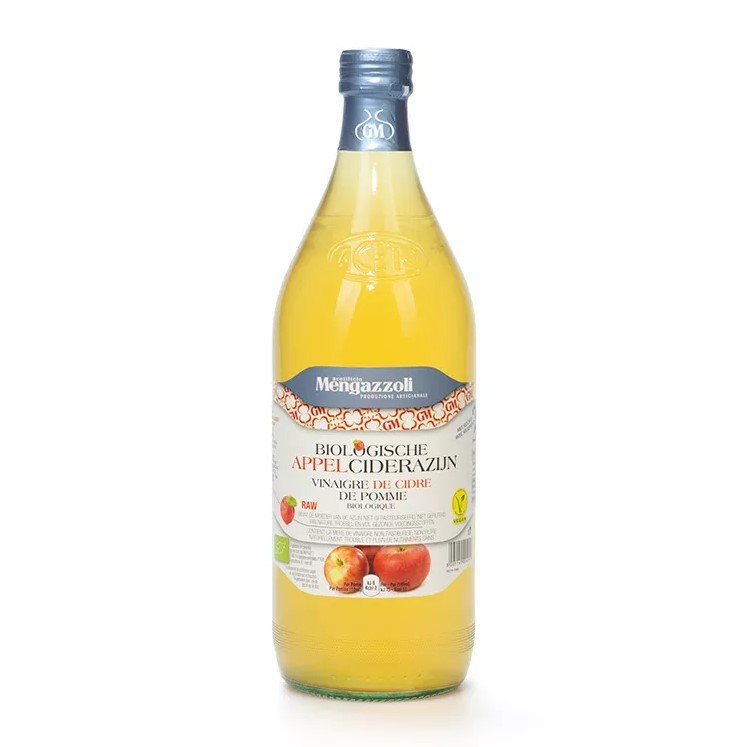 Mengazzoli Organic Apple Vinegar With Mother (1000ml) - Aytac Foods