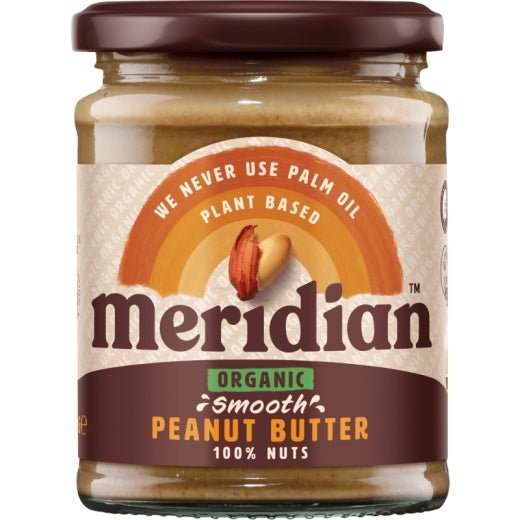 Meridian Organic Smooth Peanut Butter With Salt - 280Gr - Aytac Foods