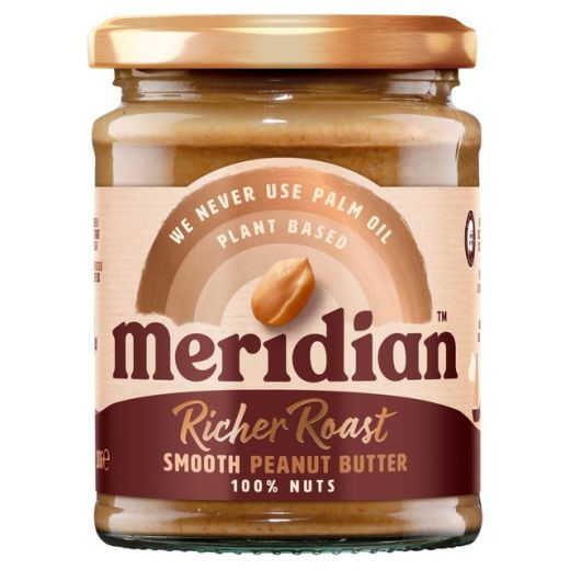 Meridian Rich Roasted Peanut Butter Smooth - 280Gr - Aytac Foods