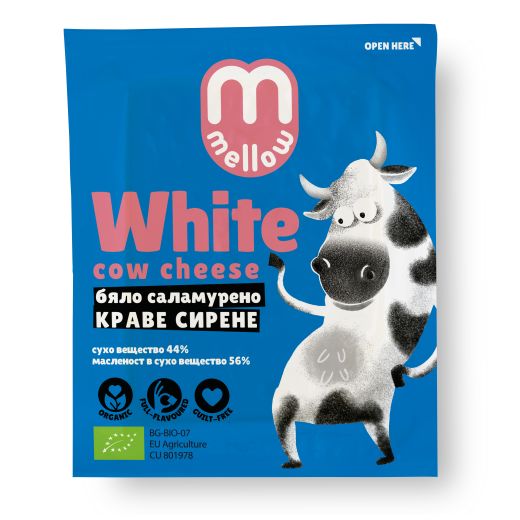 Mmellow Organic White Brine Cow Cheese - 200Gr - Aytac Foods