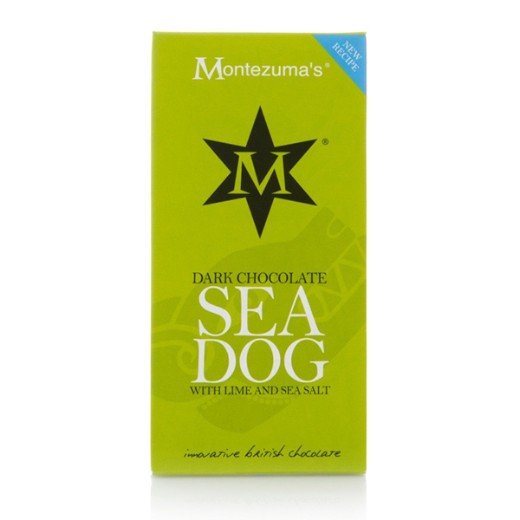 Montezuma's Sea Dog (Dark Chocolate With Lime & Sea Salt) - 90Gr - Aytac Foods