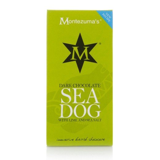 Montezuma's Sea Dog (Dark Chocolate With Lime & Sea Salt) - 90Gr - Aytac Foods
