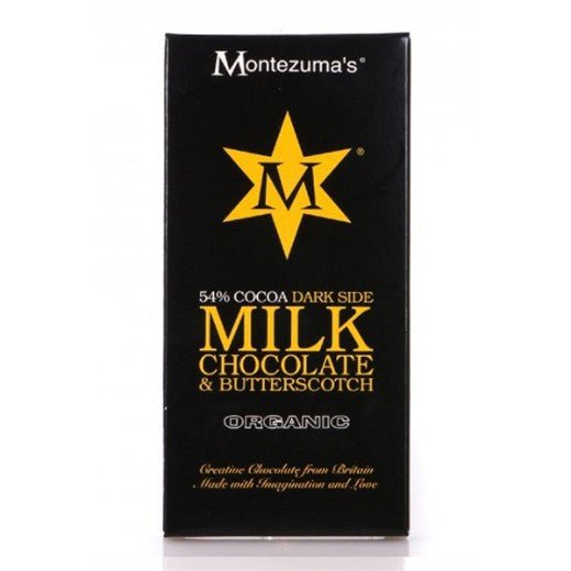 Montezuma's Splotch Org Milk Chocolate With Butterscotch - 90Gr - Aytac Foods
