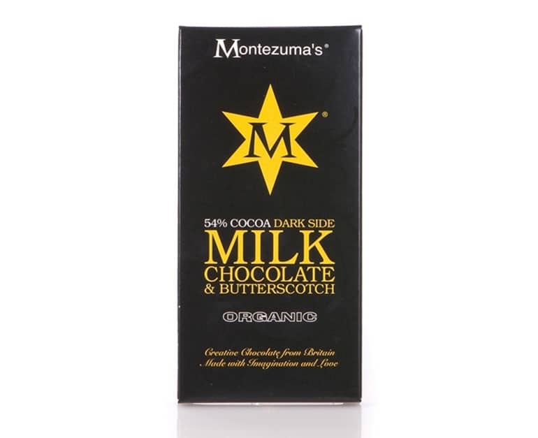 Montezumas The Dark Side, 54% Coca Solids Milk Choc (100G) - Aytac Foods