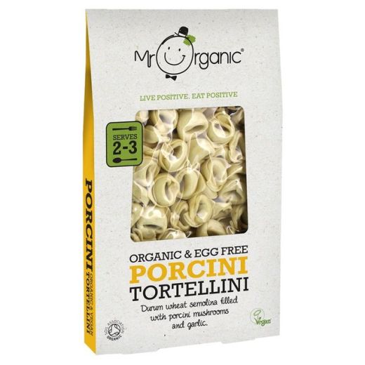 Mr Organic Tortellini With Porcini Mushrooms - 250Gr - Aytac Foods