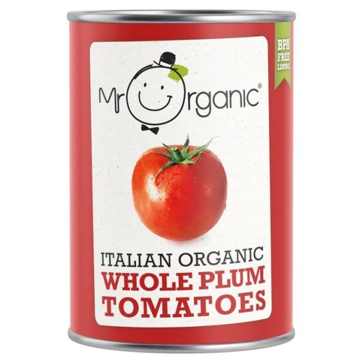 Mr Organic Whole Peeled Tomato - 400Gr - Aytac Foods