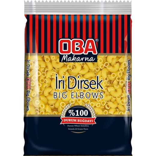 Oba Pasta Big Elbows No:53 (400G) - Aytac Foods