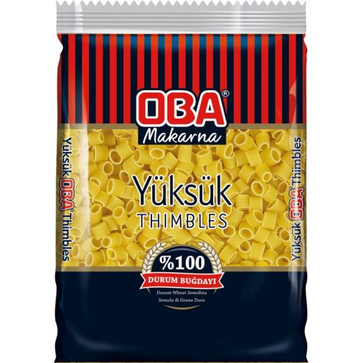 Oba Pasta Thimbles No:34 (400G) - Aytac Foods