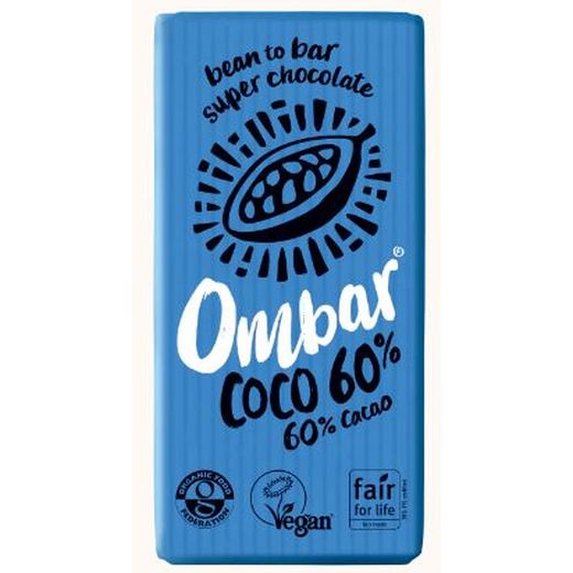Ombar Coco 60% Chocolate Bar - 35Gr - Aytac Foods
