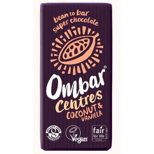 Ombar Coconut & Vanilla Centres Bar - 35Gr - Aytac Foods