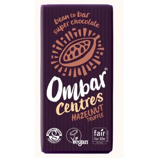Ombar Hazelnut Truffle Bar - 70Gr - Aytac Foods