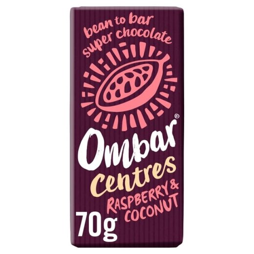 Ombar Raspberry & Coconut Centre Bar - 70Gr - Aytac Foods
