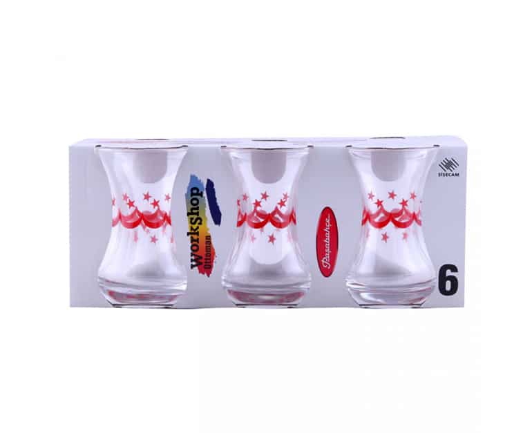 Pasabahce Ottoman Workshop Tea Glass 6Pack - Aytac Foods