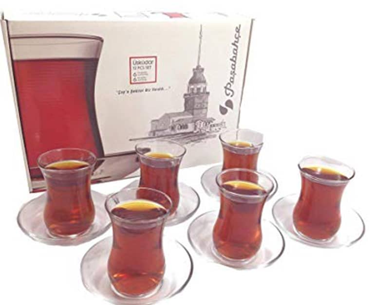 Pasabahce Uskudar Optic Small Tea Glass (6 pcs) - Aytac Foods
