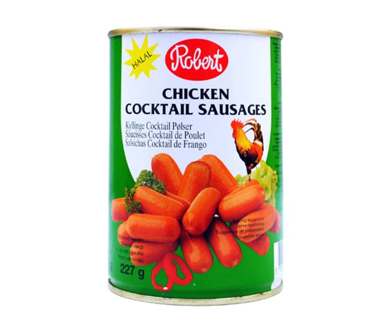 Robert Cocktail Chicken Sausages (425G) - Aytac Foods