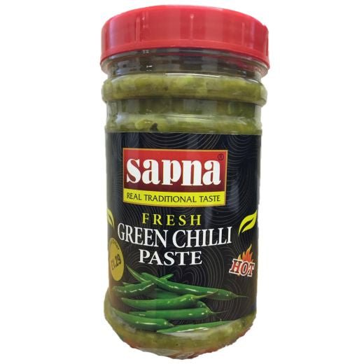 Sapna Green Chilli Paste (330GX6PCS) - Aytac Foods