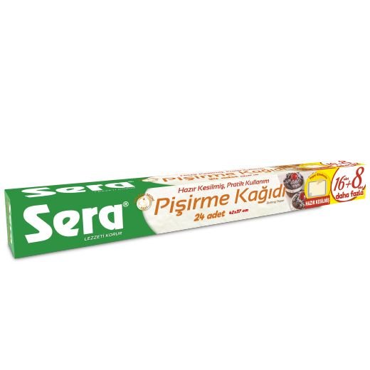 Sera Cooking Paper Precut (37CMx42CM) - Aytac Foods