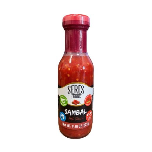 Seres Sambal Oelek Sauce Glass Bottle (275G) - Aytac Foods
