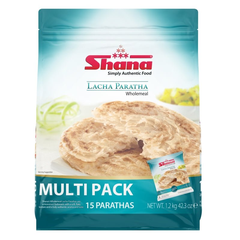 Shana Wholemeal Lacha Paratha (1200G) - Aytac Foods