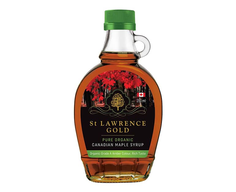 St. Lawrence Organic Maple Syrup Amber Colour (250ml) - Aytac Foods