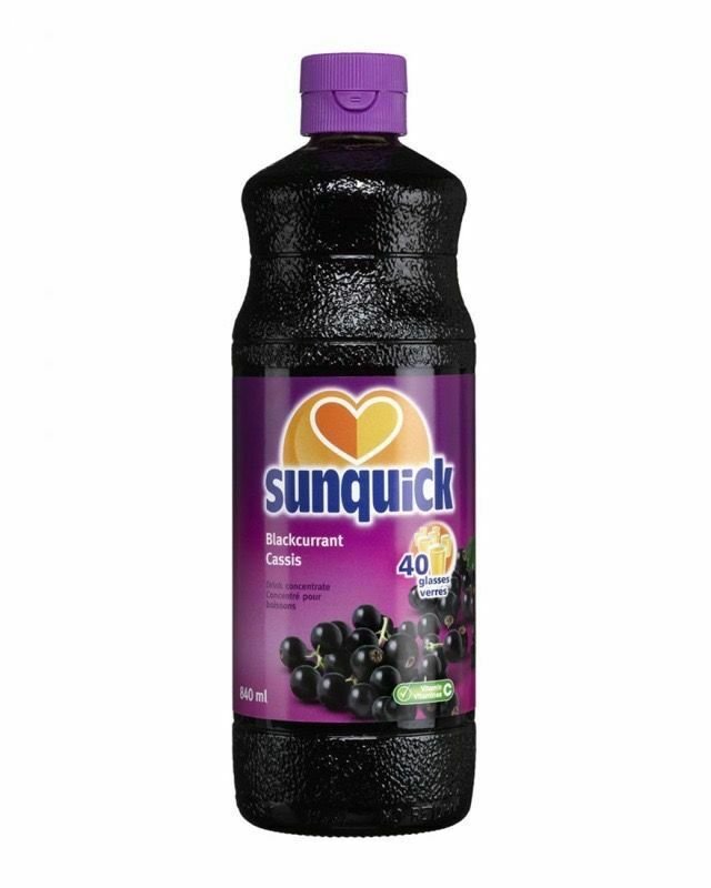 Sunquick Blackcurrant (700ml) - Aytac Foods