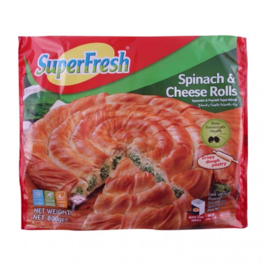 Superfresh Ispanakli Peynirli Tepsi Borek - Spinach Roll (800G) - Aytac Foods