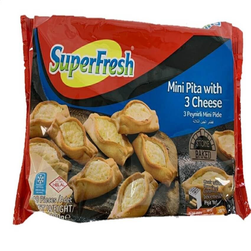 Superfresh Mini Pide With Cheese (400G) - Aytac Foods