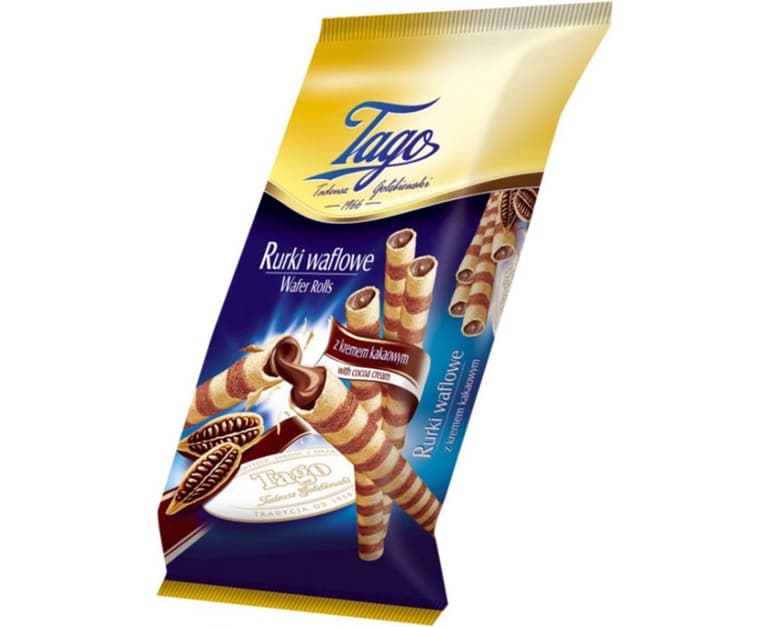 Tago Wafers Rolls With Cocoa Cream (150G) - Aytac Foods