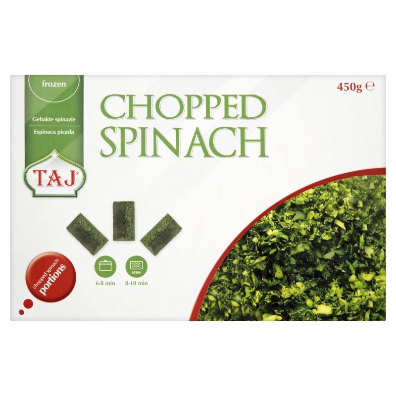 Taj Chopped Spinach (450G) - Aytac Foods