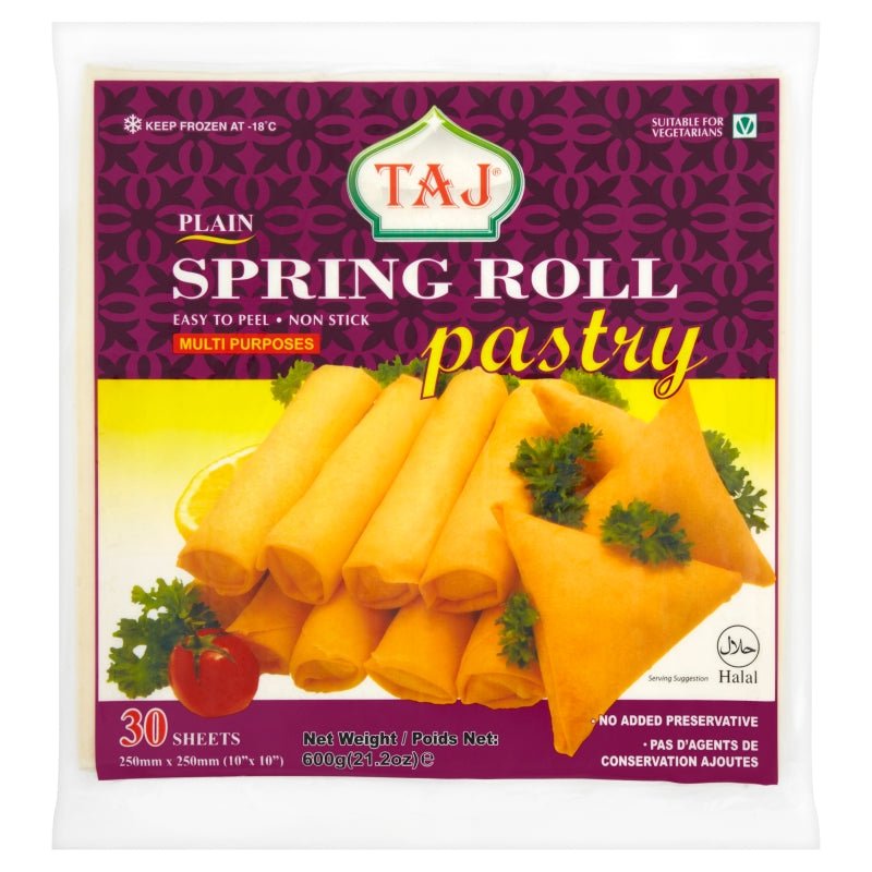 Taj Spring Roll Pastry 10Inc (600G) - Aytac Foods