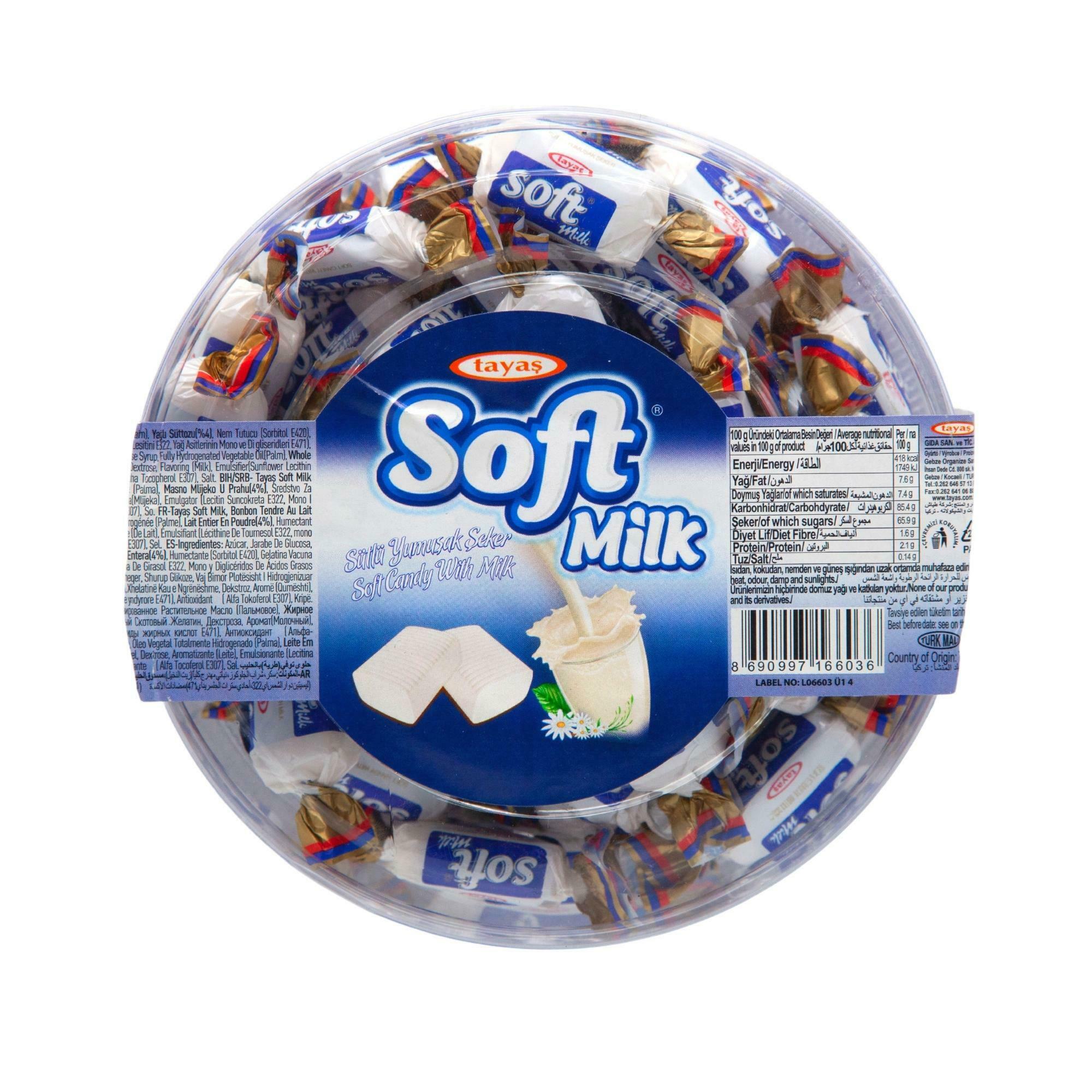 Tayas Soft Milky Candy (300G) - Aytac Foods