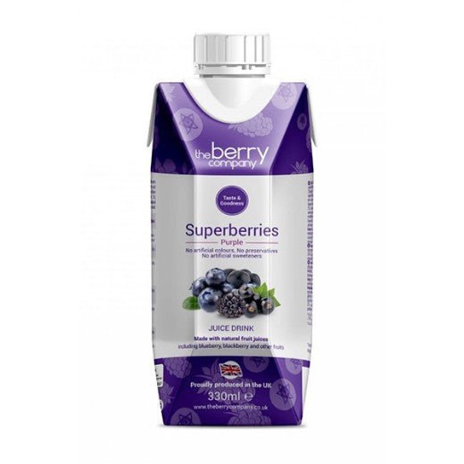 The Berry Company Superberry Purple With Blueberry & Guarana Juice Drink- 330Ml - Aytac Foods