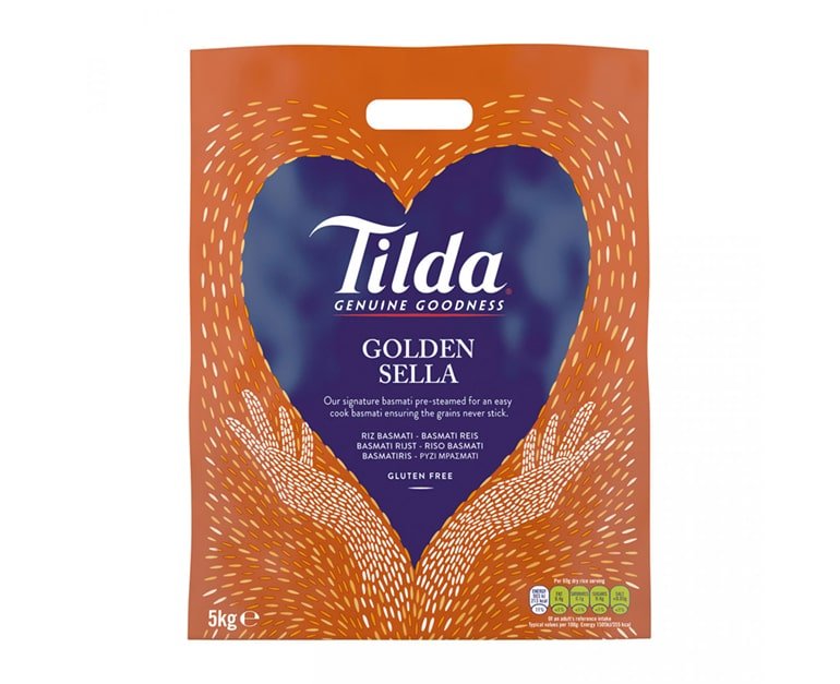 Tilda Golden Sella Basmati Rice (5KG) - Aytac Foods