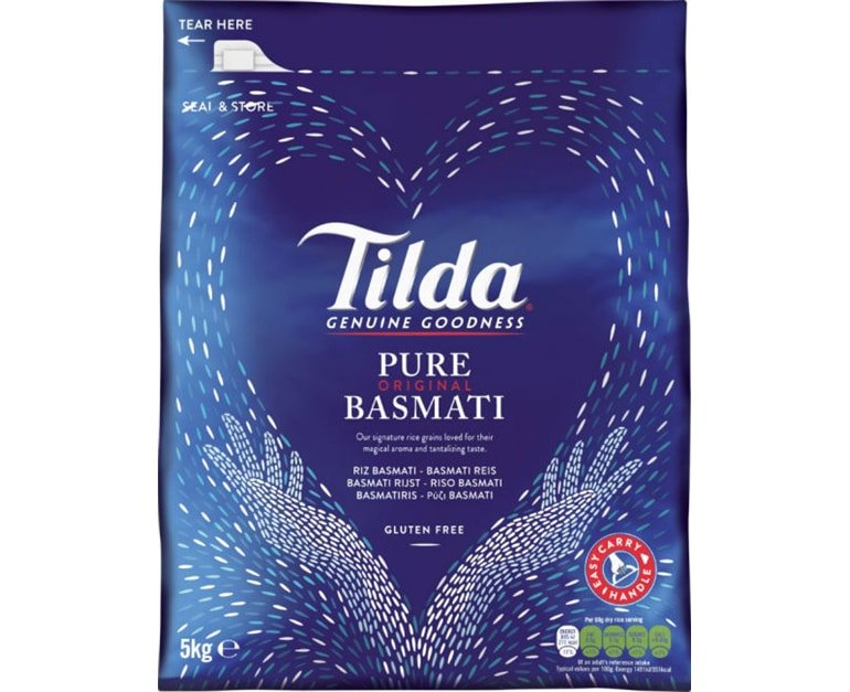 Tilda Pure Basmati Rice (5KG) - Aytac Foods