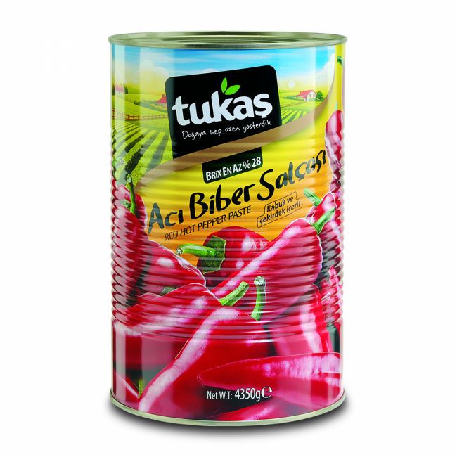 Tukas Hot Pepper Paste (350G) - Aytac Foods