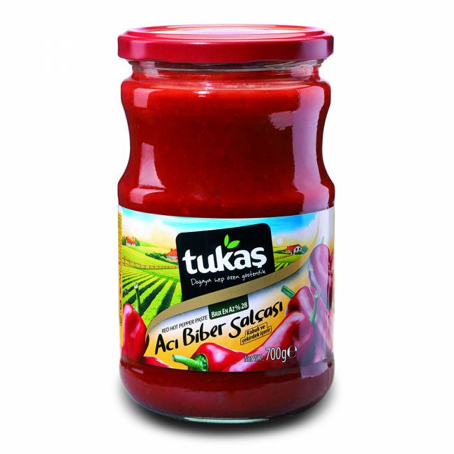 Tukas Hot Pepper Paste (700G) - Aytac Foods