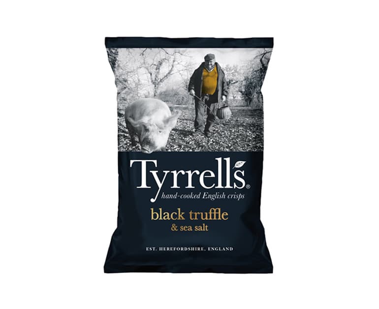 Tyrells Black Truffle & Sea Salt (150G) - Aytac Foods