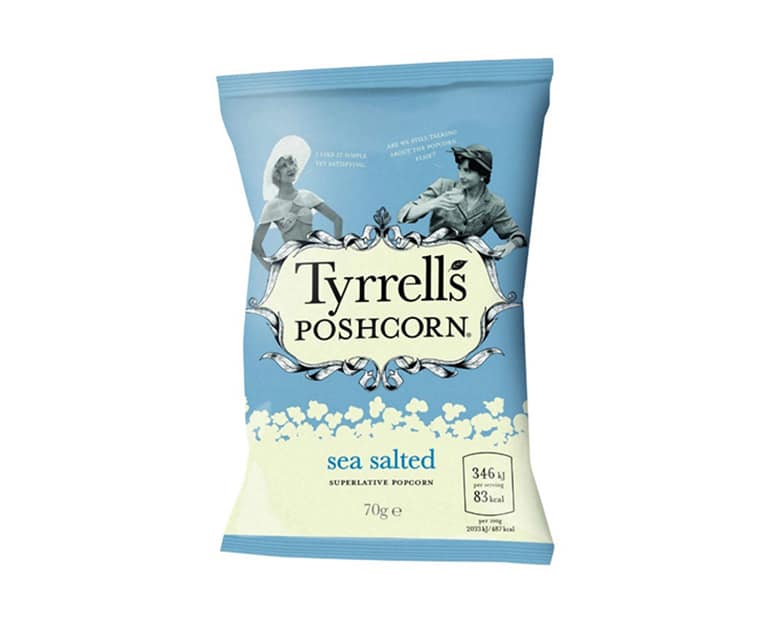 Tyrells Lightly Sea Salted (70G) - Aytac Foods