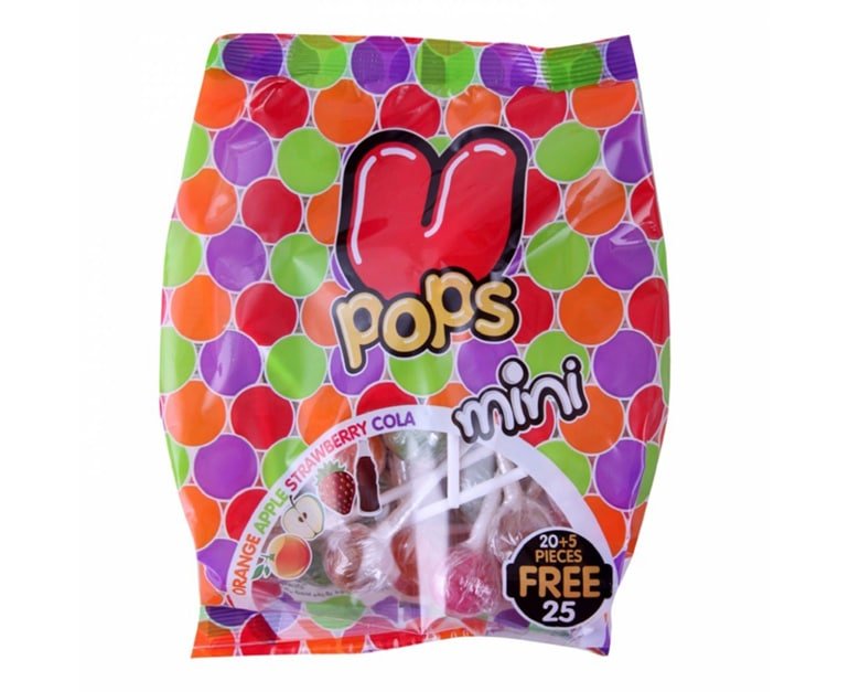 U Pops Mini Jox (6.5 gr X 25 pcs) - Aytac Foods