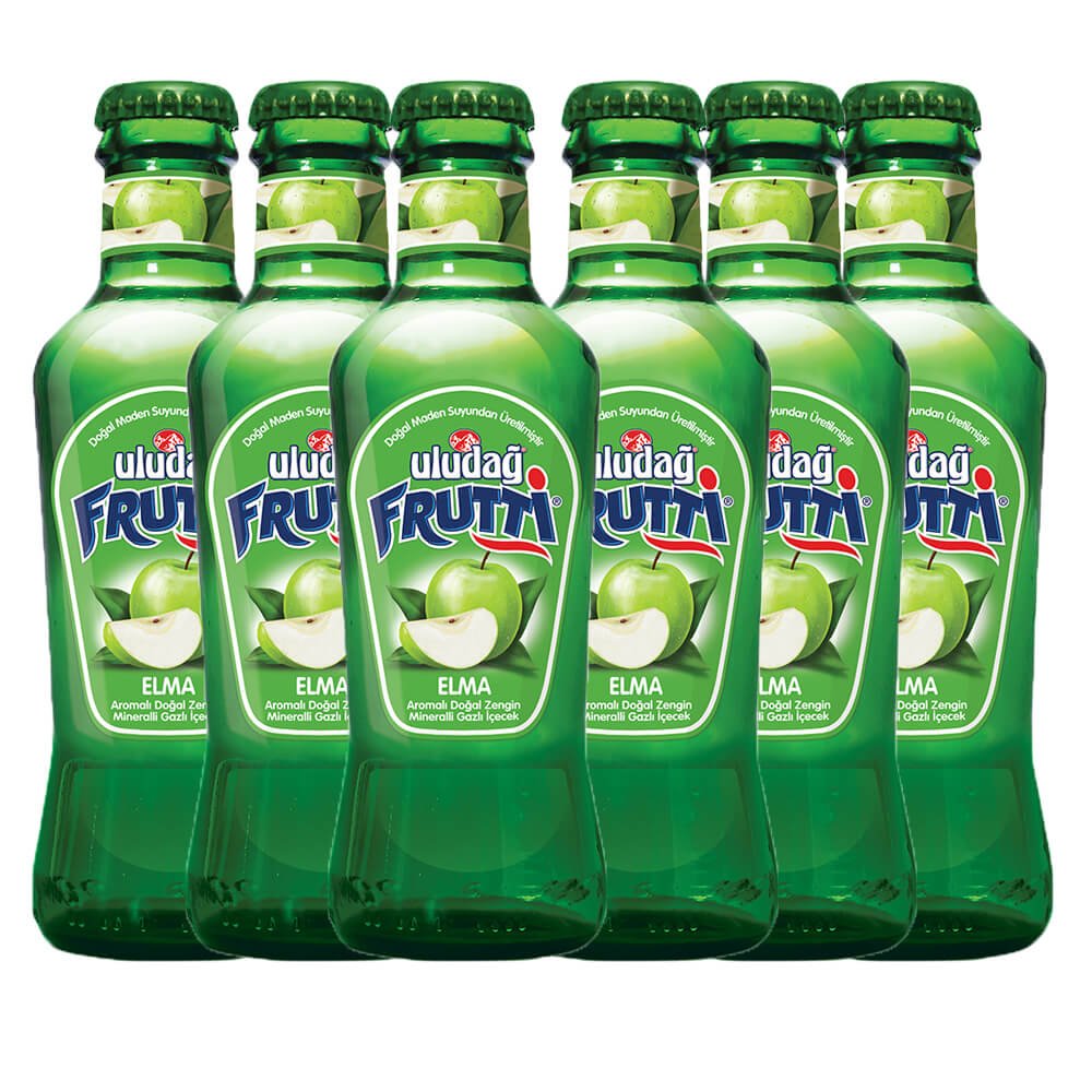 Uludag Frutti Apple Mineral Water (200 ml x 6pcs) - Aytac Foods