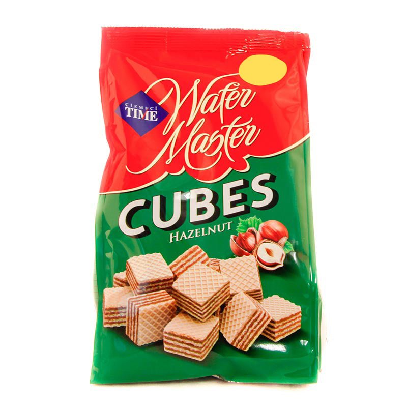 Wafer Master Hazelnut Cubes (250G) - Aytac Foods