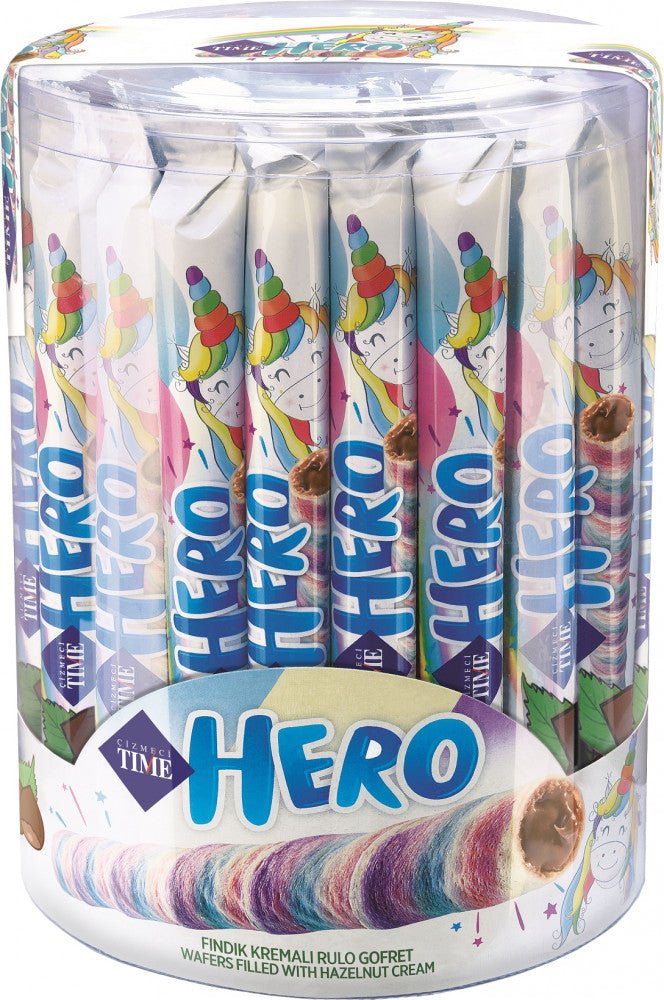 Wafer Master Hero Unicorn Chocolate Display (12 X 15GX30) - Aytac Foods